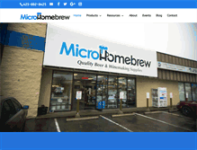 Tablet Screenshot of microhomebrew.com